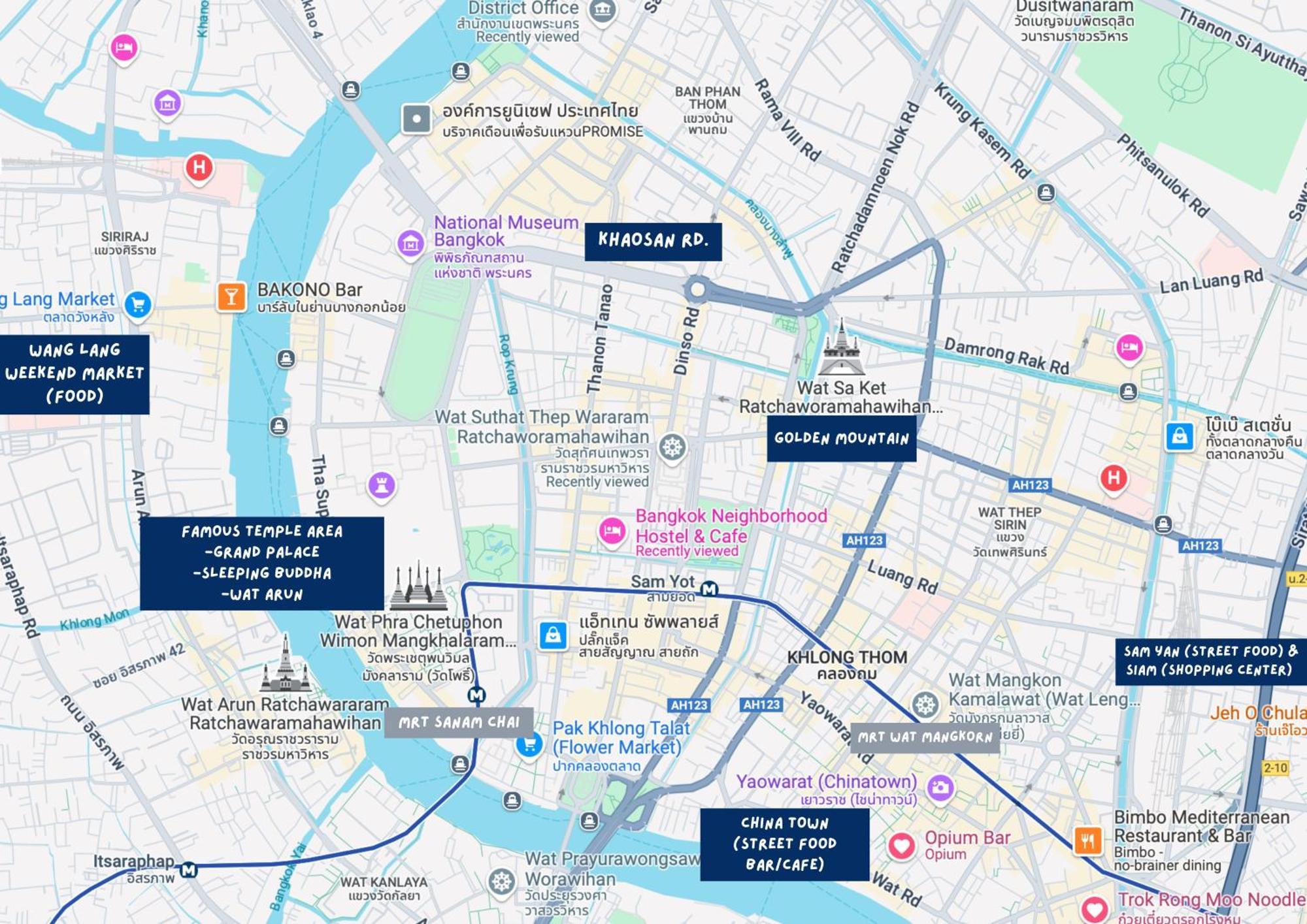 Bangkok Neighborhood Hostel Екстериор снимка